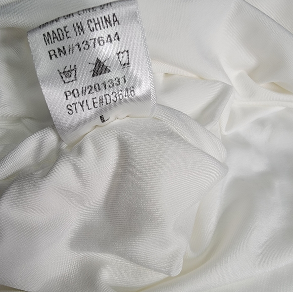 White Ruched Dress From Fashion Nova - Picture 7 of 8